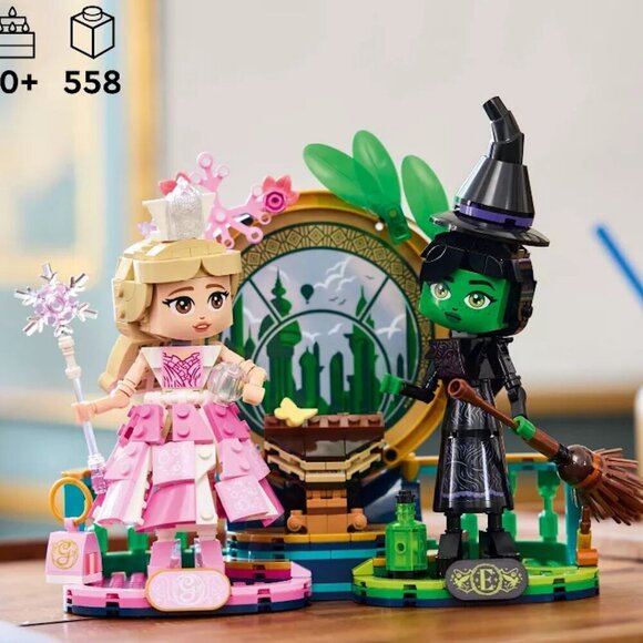Wicked Lego Set  - #75682 - Elphaba and Glinda - 558 Pieces - NIB - Picture 2 of 2